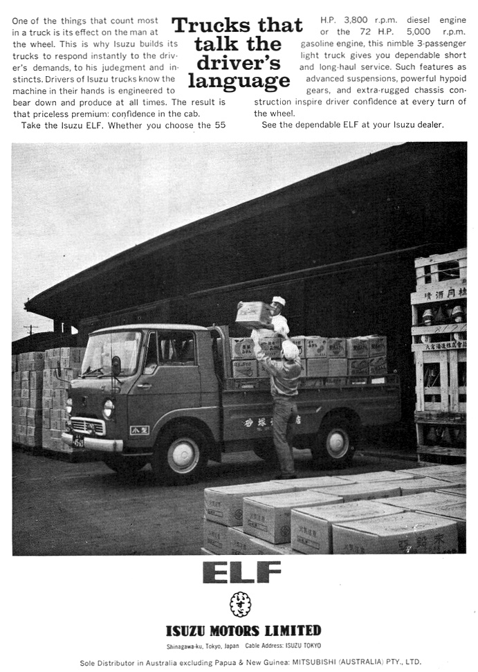 1964 Isuzu ELF Diesel Truck